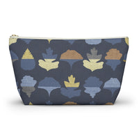 Frond Accessory Pouch w T-bottom in Indigo